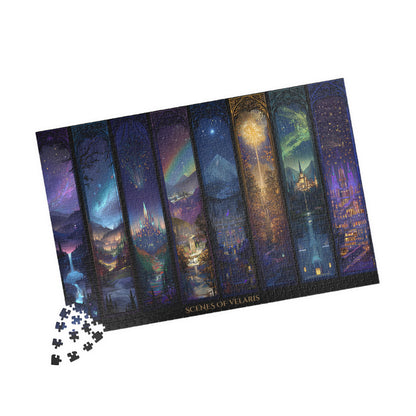 Scenes of Velaris Fantasy Puzzle | Magical City of Starlight Jigsaw | Cozy Book Lover Gift & Home Décor