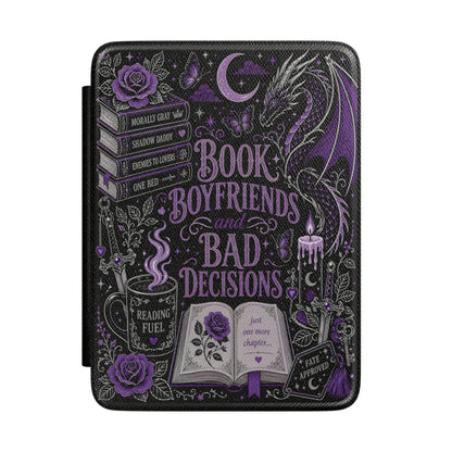 Graphic overlay listing Kindle Paperwhite and Colorsoft compatibility over a close-up of the dragon design