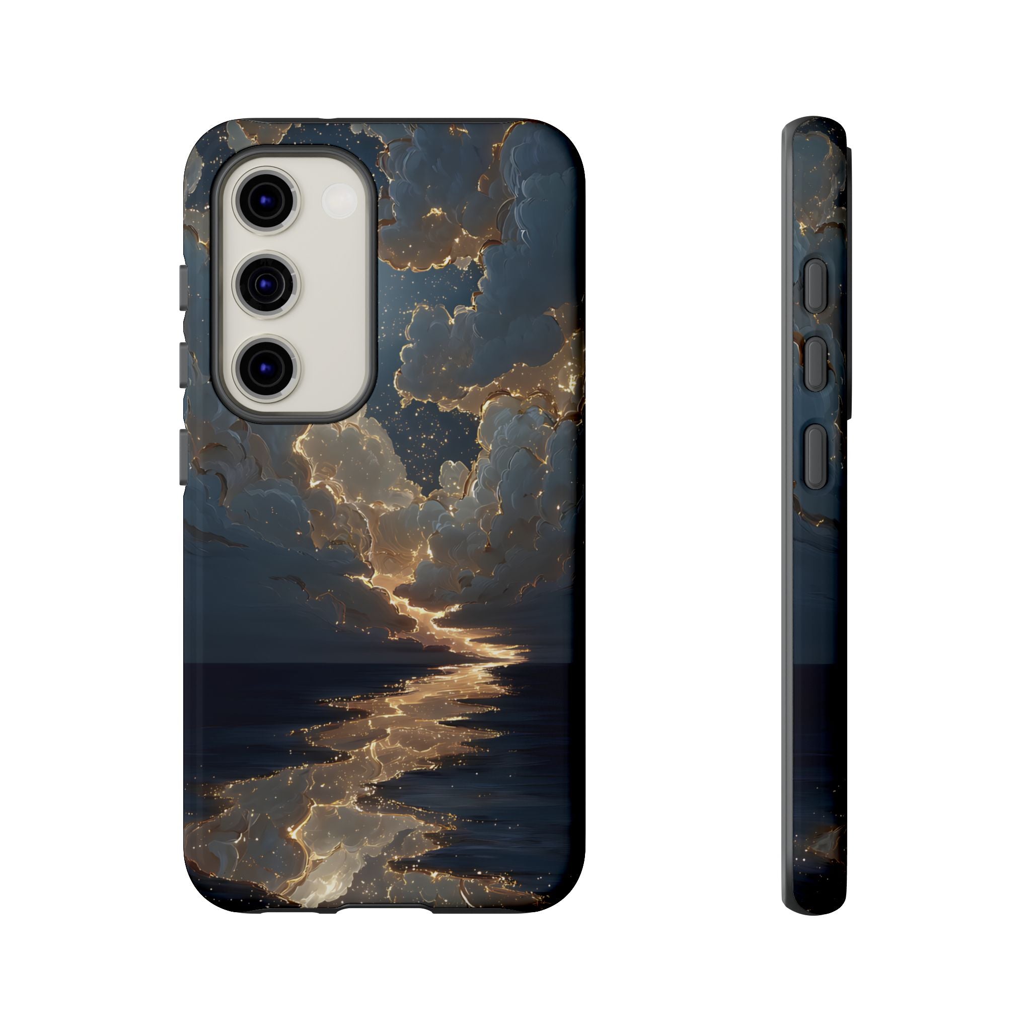 Celestial Night Sky Phone Case | Starry Cloud iPhone Cover, Protective Galaxy Case Gift for Dreamers