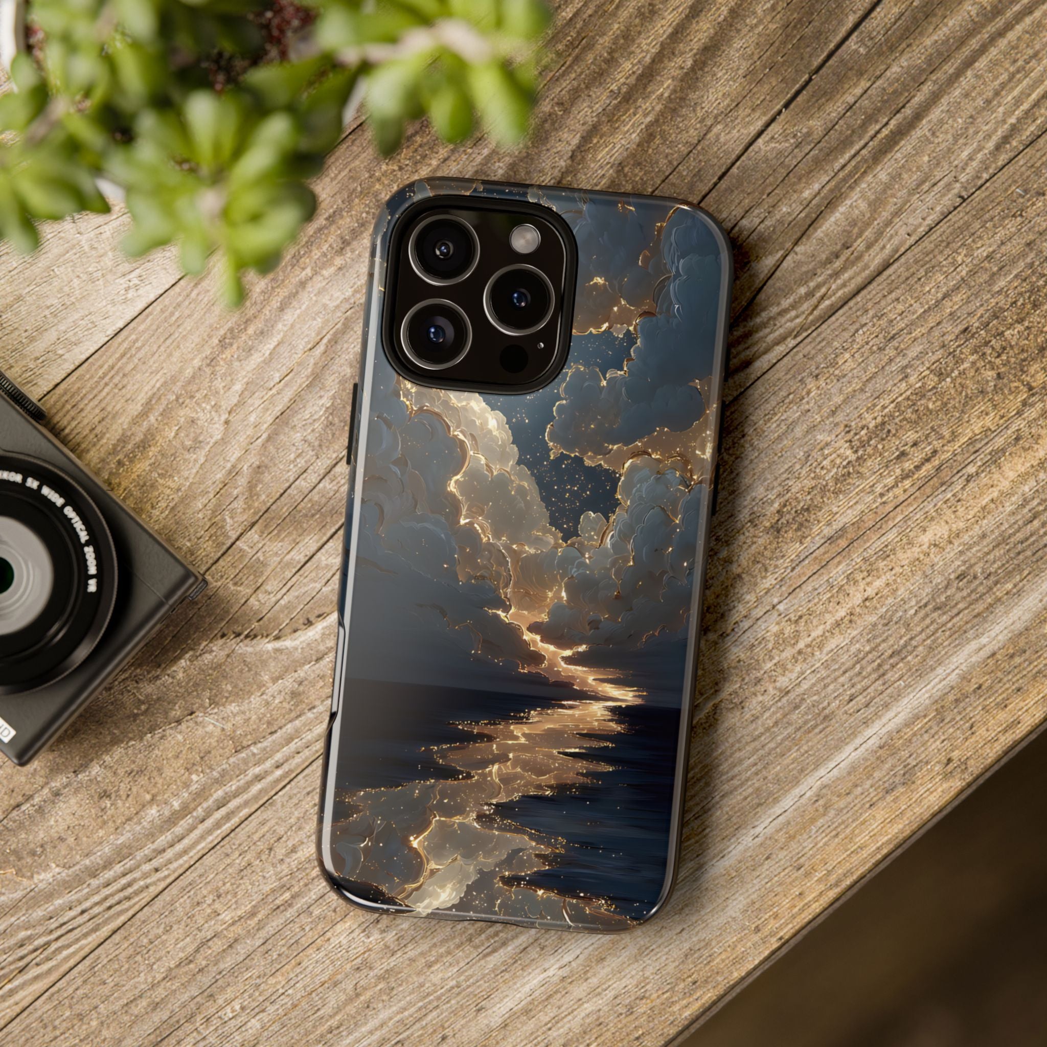 Celestial Night Sky Phone Case | Starry Cloud iPhone Cover, Protective Galaxy Case Gift for Dreamers