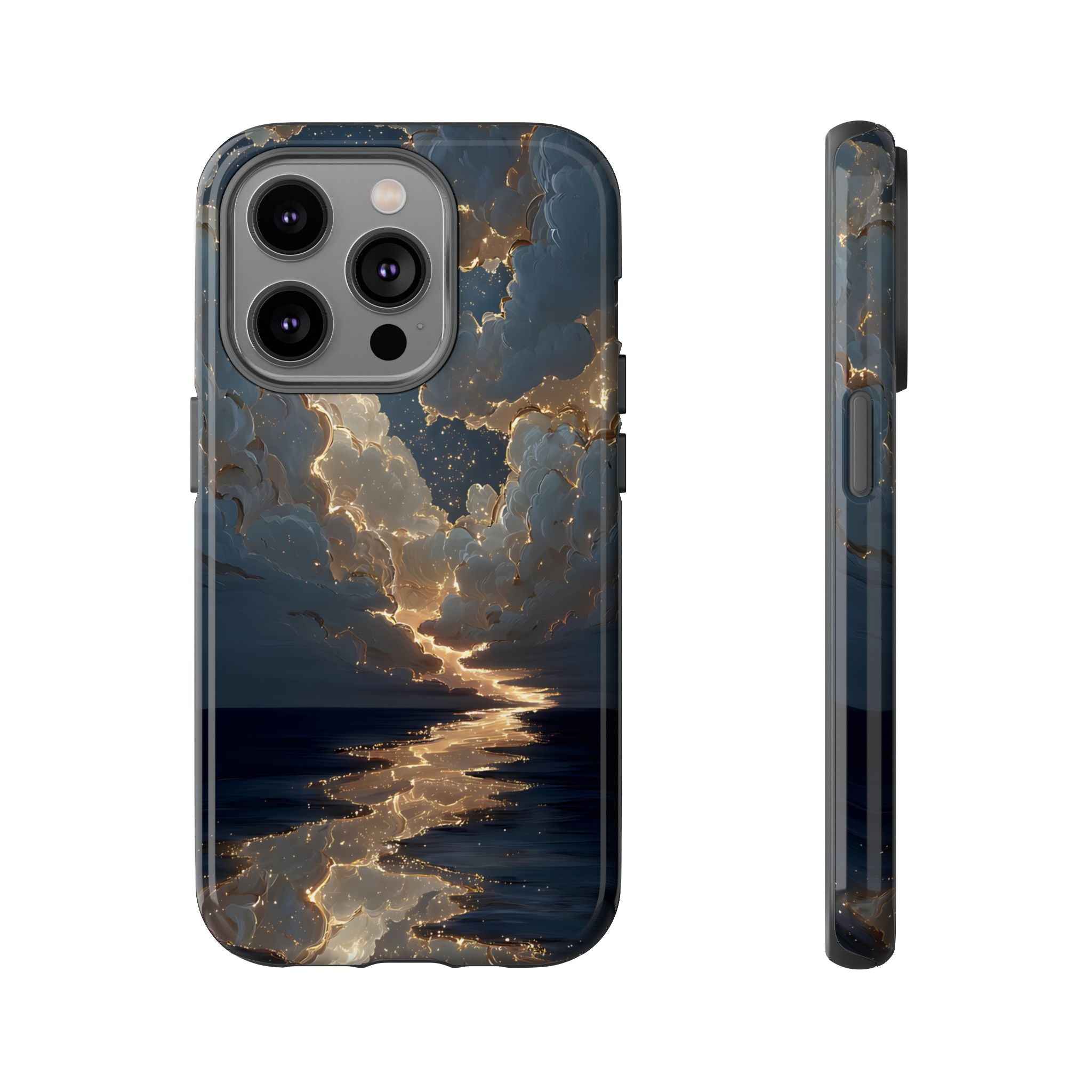 Celestial Night Sky Phone Case | Starry Cloud iPhone Cover, Protective Galaxy Case Gift for Dreamers