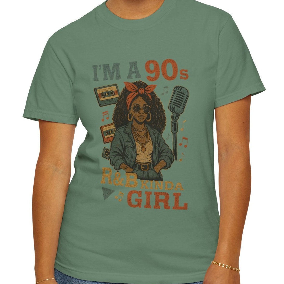 90s R&B Graphic Tee | Retro Hip Hop Soul Shirt, Nostalgic Black Girl Magic Top, Vintage Throwback T-Shirt