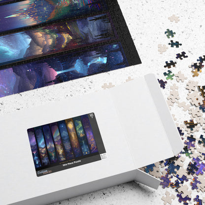 Scenes of Velaris Fantasy Puzzle | Magical City of Starlight Jigsaw | Cozy Book Lover Gift & Home Décor