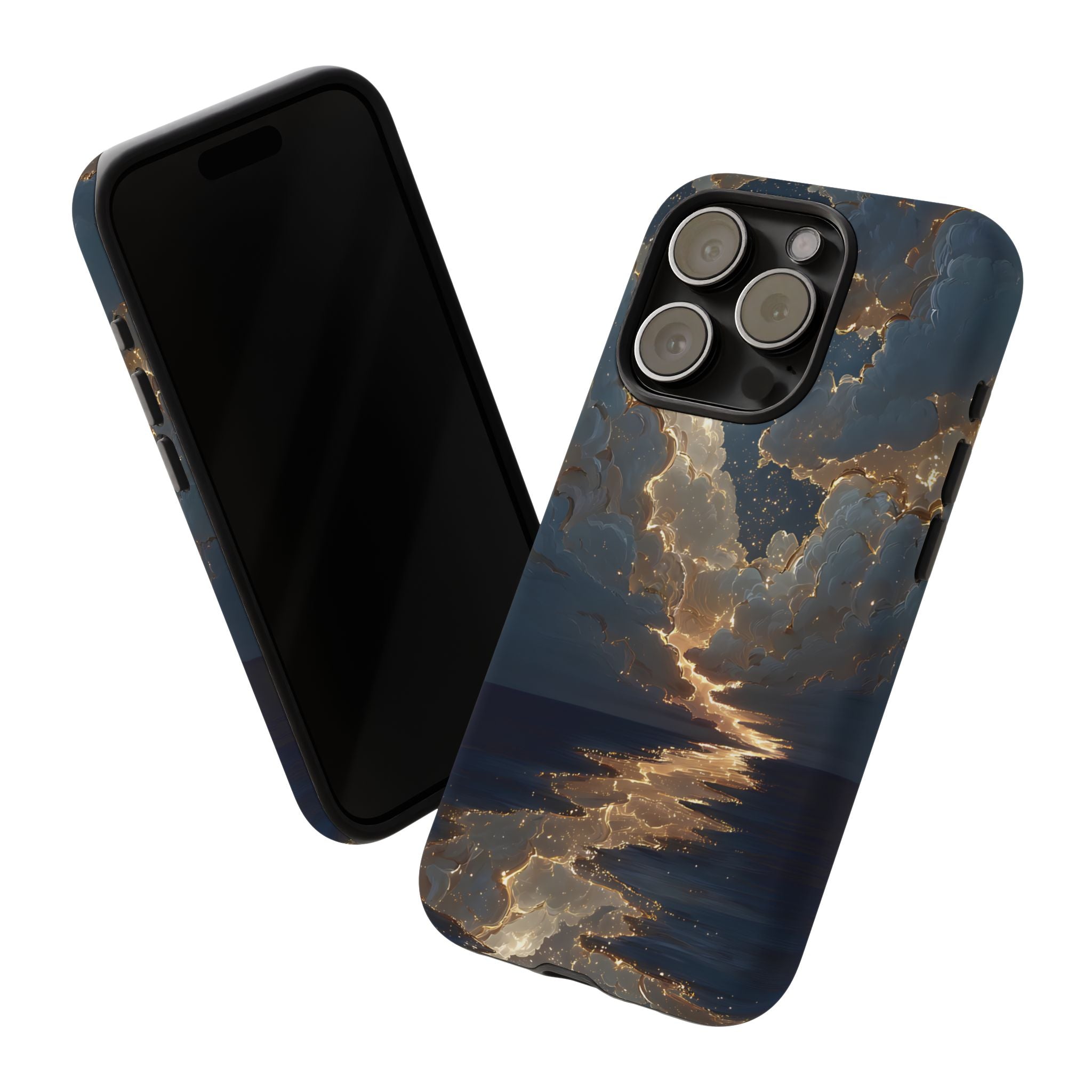 Celestial Night Sky Phone Case | Starry Cloud iPhone Cover, Protective Galaxy Case Gift for Dreamers