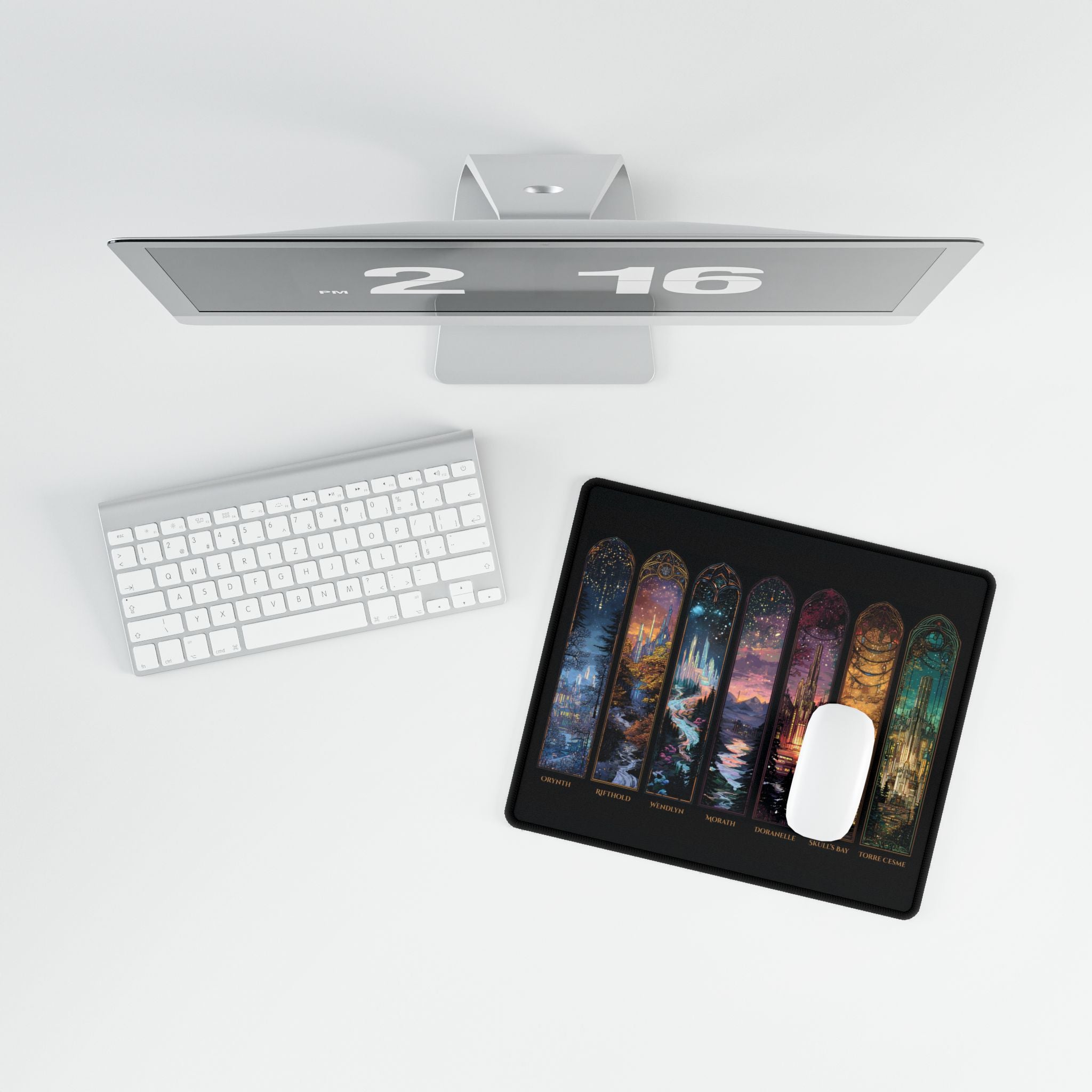 Scenes of Throne of Glass Desk Mat