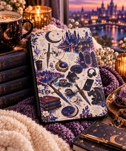 Crescent City Fantasy Kindle Case | Celestial City Kindle Paperwhite Cover