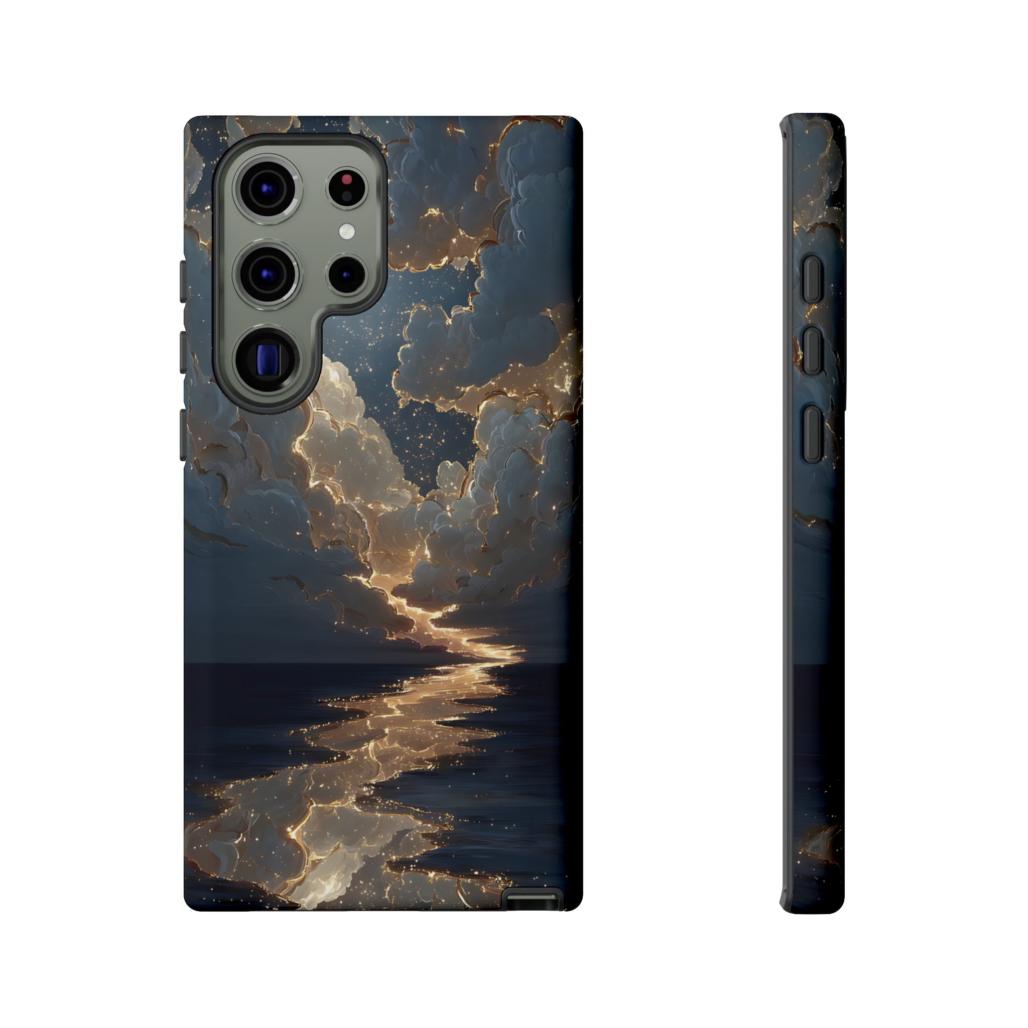 Celestial Night Sky Phone Case | Starry Cloud iPhone Cover, Protective Galaxy Case Gift for Dreamers