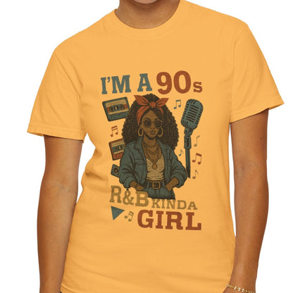 Cultural pride 90s R&B graphic tee with soul music art