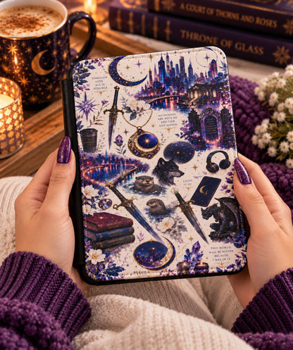 Crescent City Fantasy Kindle Case | Celestial City Kindle Paperwhite Cover