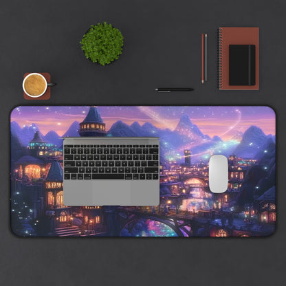 colorful fantasy rainbow mouse pad for gamers and digital artists
