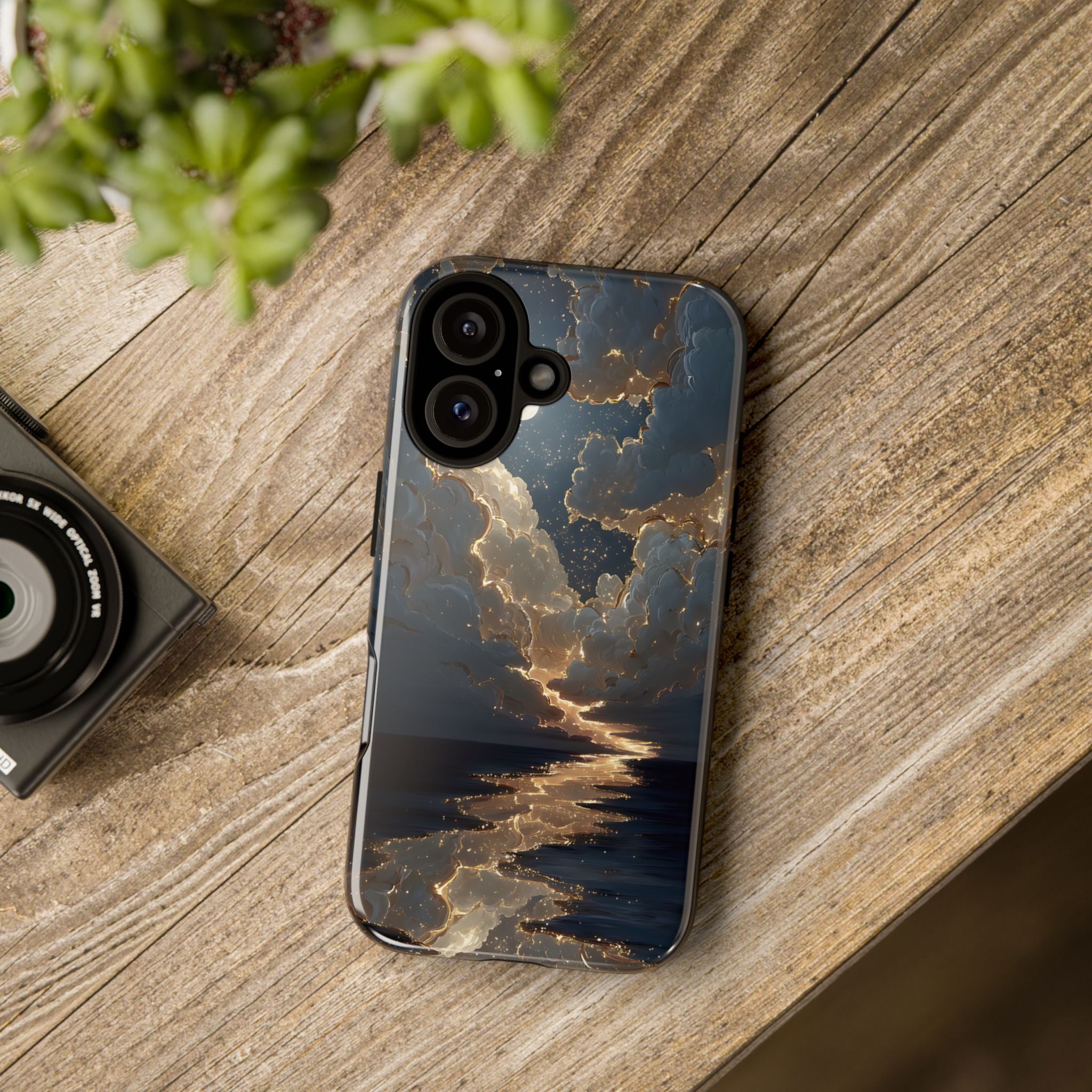 Celestial Night Sky Phone Case | Starry Cloud iPhone Cover, Protective Galaxy Case Gift for Dreamers