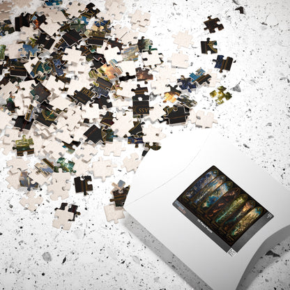 Throne of Glass Fantasy Cities Puzzle | Cozy Bookish Decor Gift for Readers