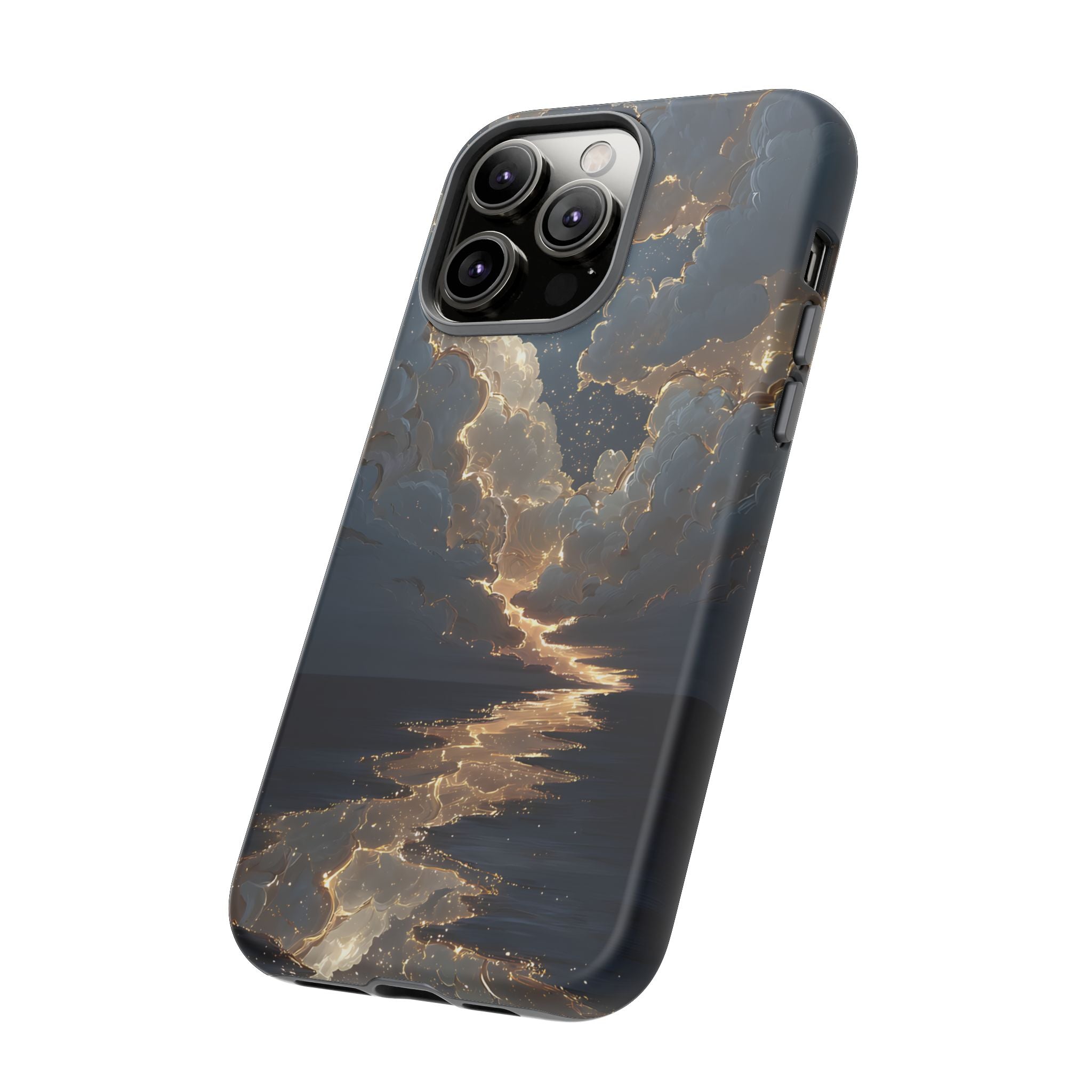 Celestial Night Sky Phone Case | Starry Cloud iPhone Cover, Protective Galaxy Case Gift for Dreamers
