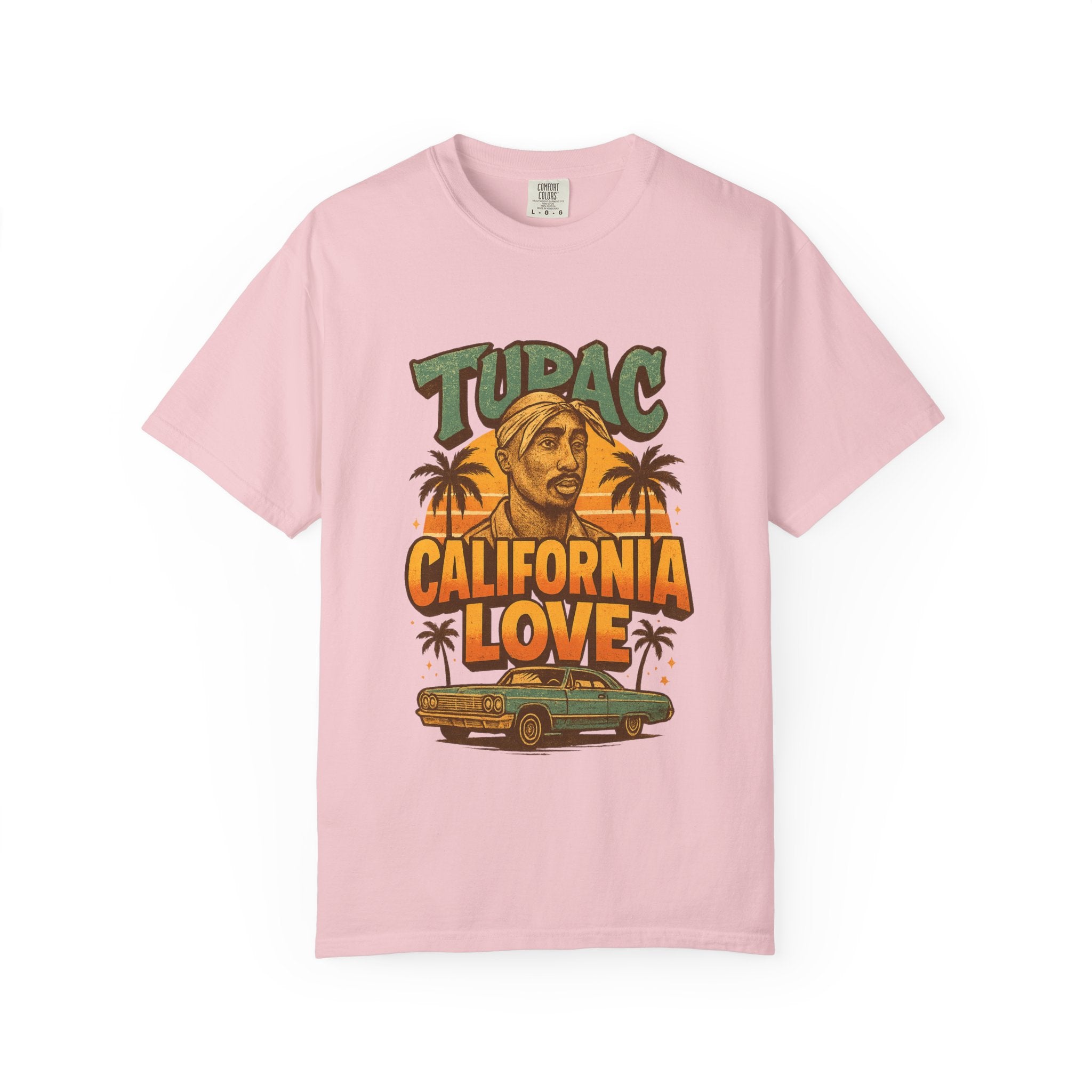 California Love Vintage Hip Hop T-Shirt | Retro 90s Rap Graphic Tee, Comfort Colors Streetwear