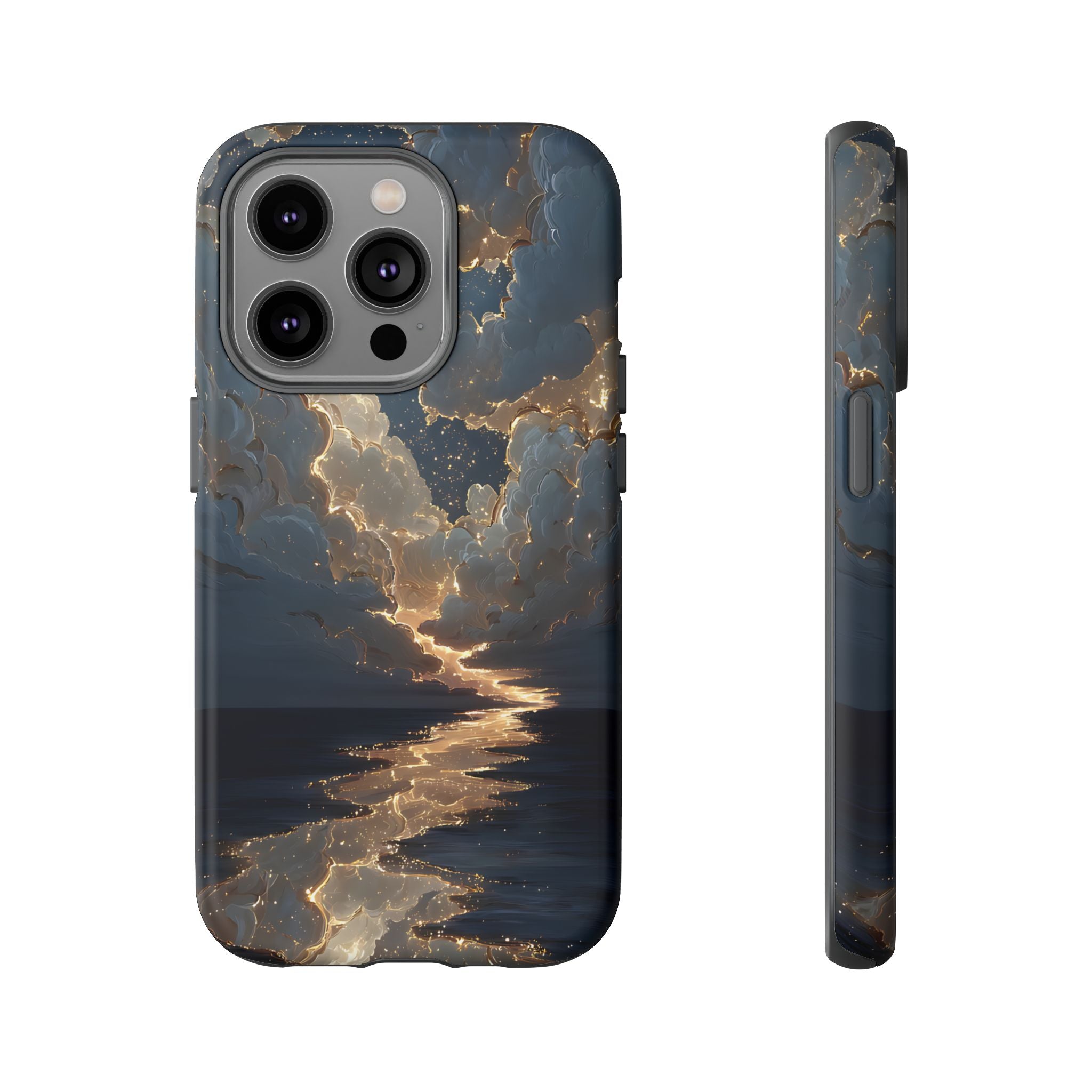Celestial Night Sky Phone Case | Starry Cloud iPhone Cover, Protective Galaxy Case Gift for Dreamers