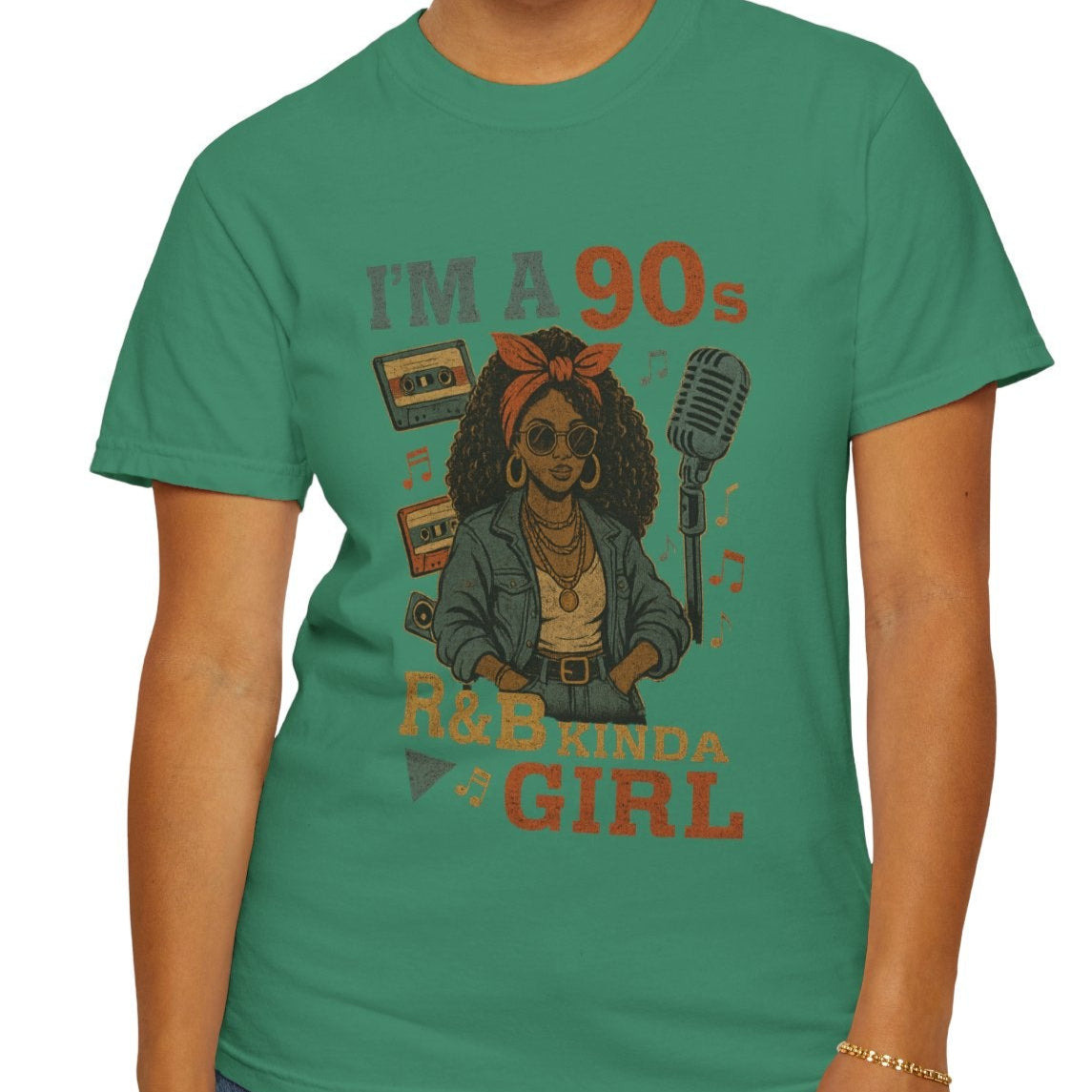 90s R&B Graphic Tee | Retro Hip Hop Soul Shirt, Nostalgic Black Girl Magic Top, Vintage Throwback T-Shirt