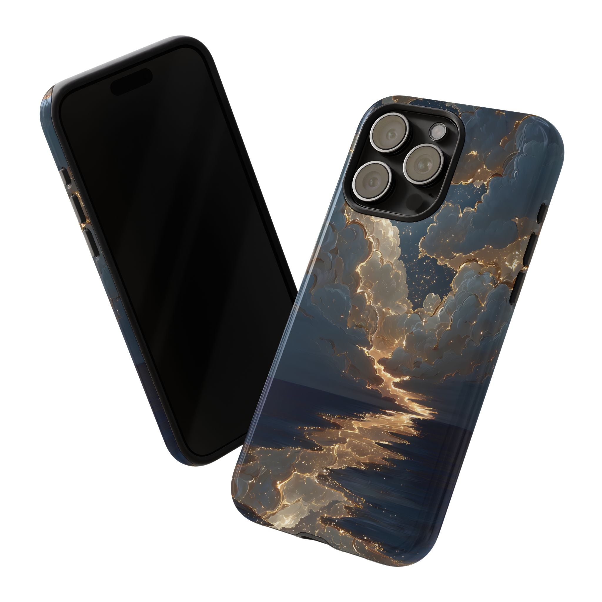 Celestial Night Sky Phone Case | Starry Cloud iPhone Cover, Protective Galaxy Case Gift for Dreamers