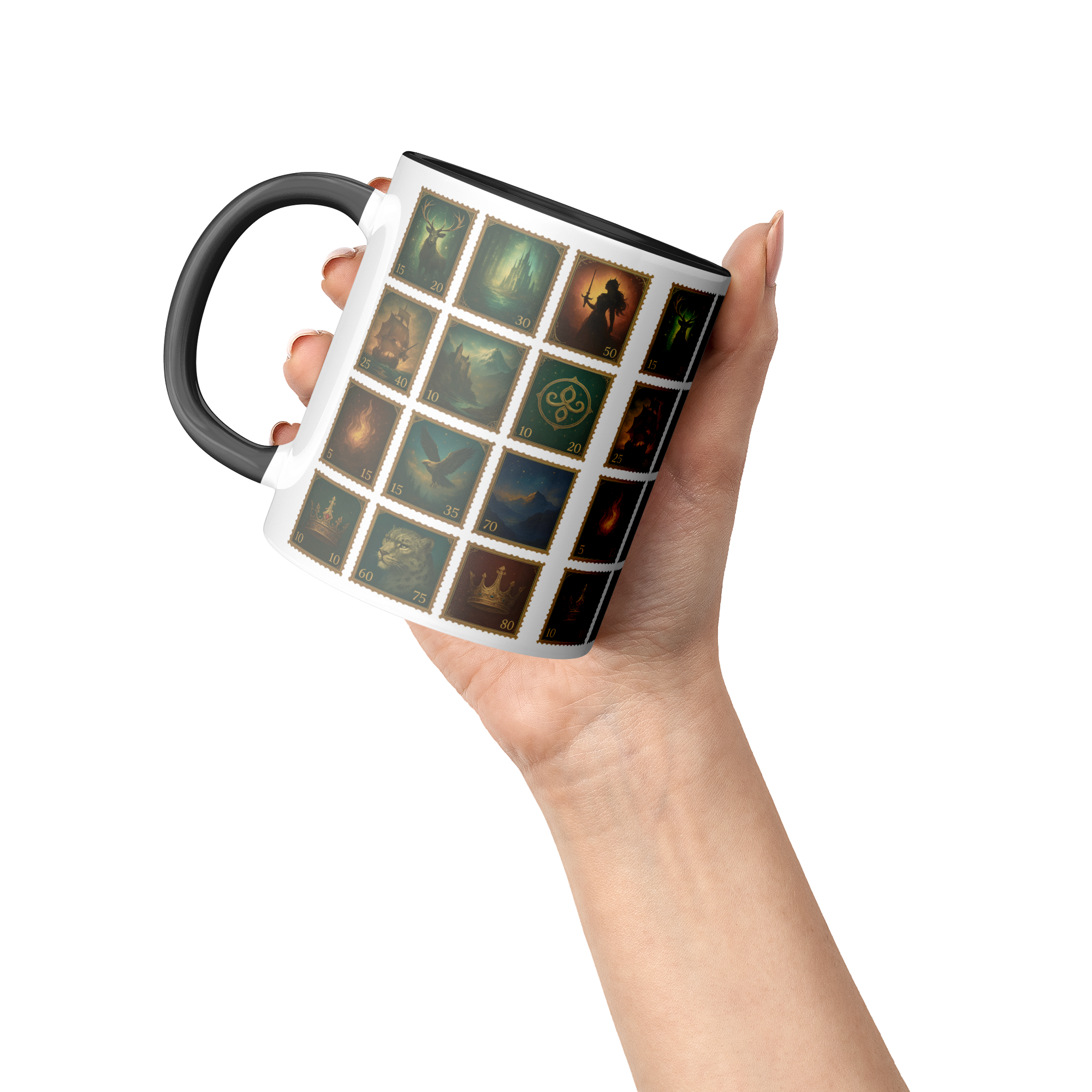 colorful bookish mug inspired by Throne of Glass series, Throne of Glass inspired ceramic coffee cup for cozy mornings, fantasy book mug inspired by Throne of Glass for readers
