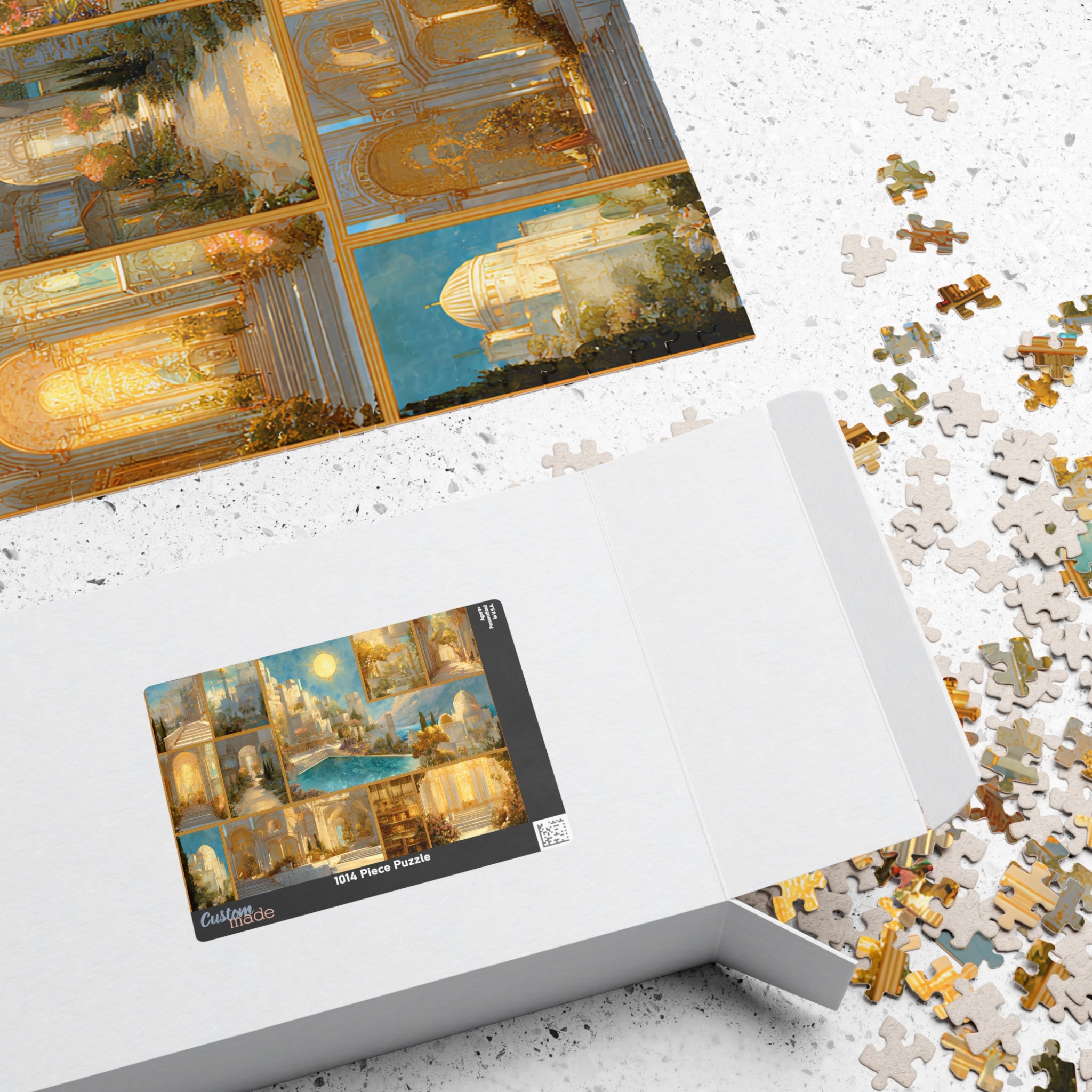 mindful jigsaw puzzle for cozy evenings,
fantasy art puzzle for reading nook decor,
relaxing hobby puzzle with golden artwork