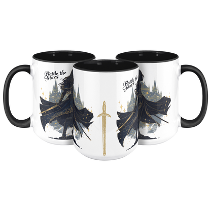 cottagecore fantasy mug for readers, empowering book lover coffee mug, cozy fantasy reader morning cup