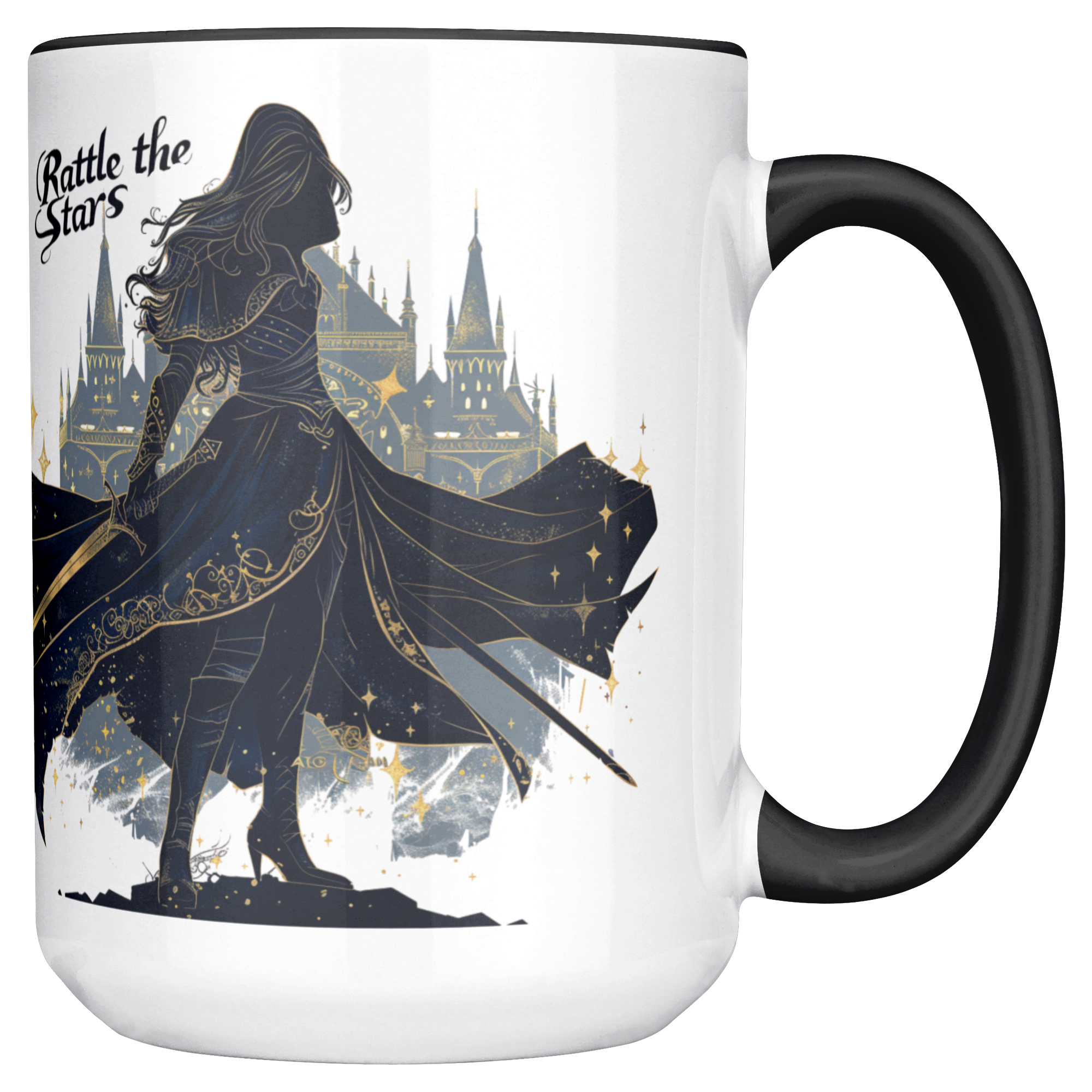 booktok reader fantasy drinkware, magical quote mug for readers, strong heroine morning coffee cup, literary fandom mug for book clubs