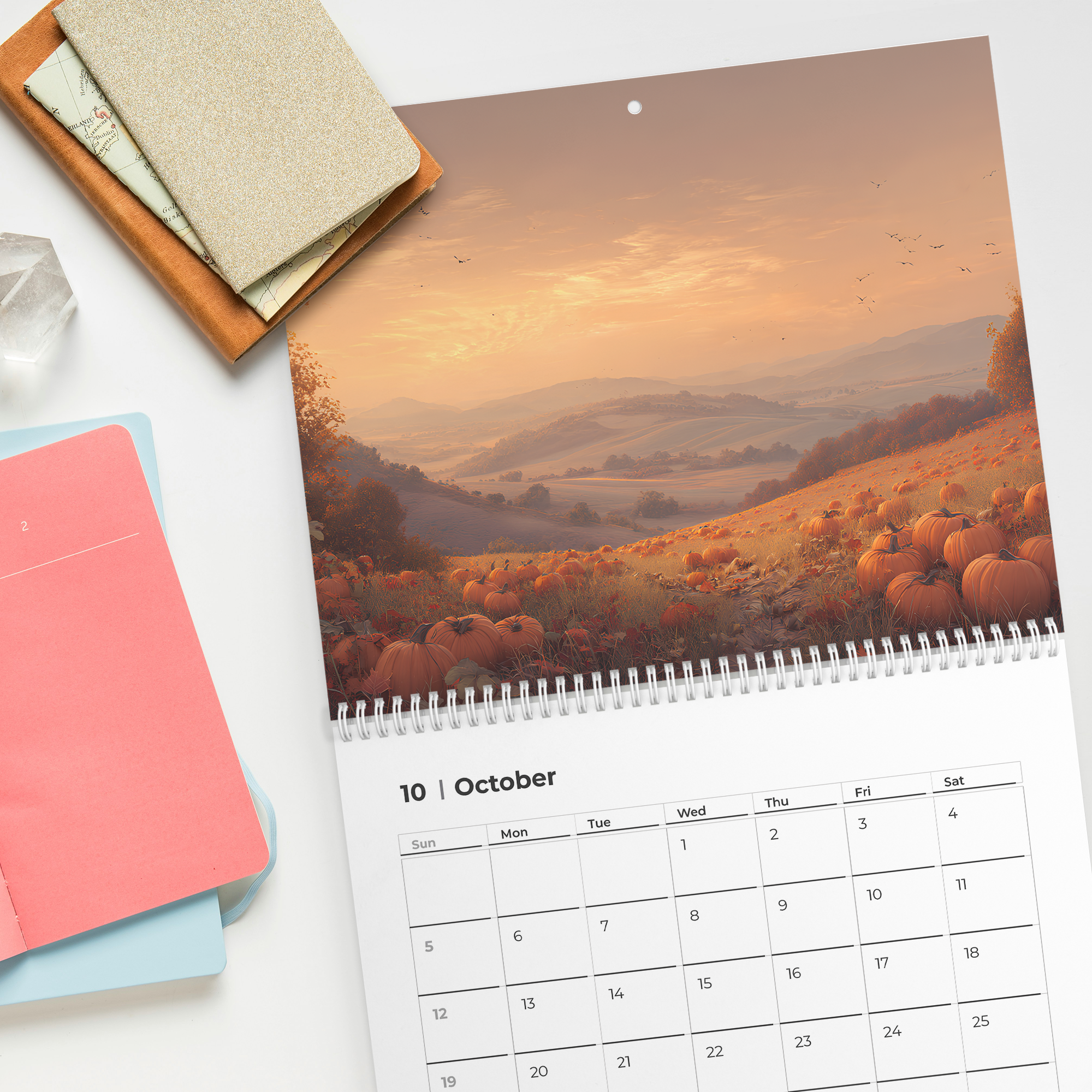 Scenes_of_Terrasen_Calendar_Notebook_Desk_-_Large_Mockup.png
