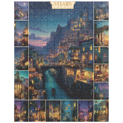 fantasy inspired puzzle for dreamy evenings, mindful hobby puzzle for stress relief, artistic fantasy puzzle for women gift,