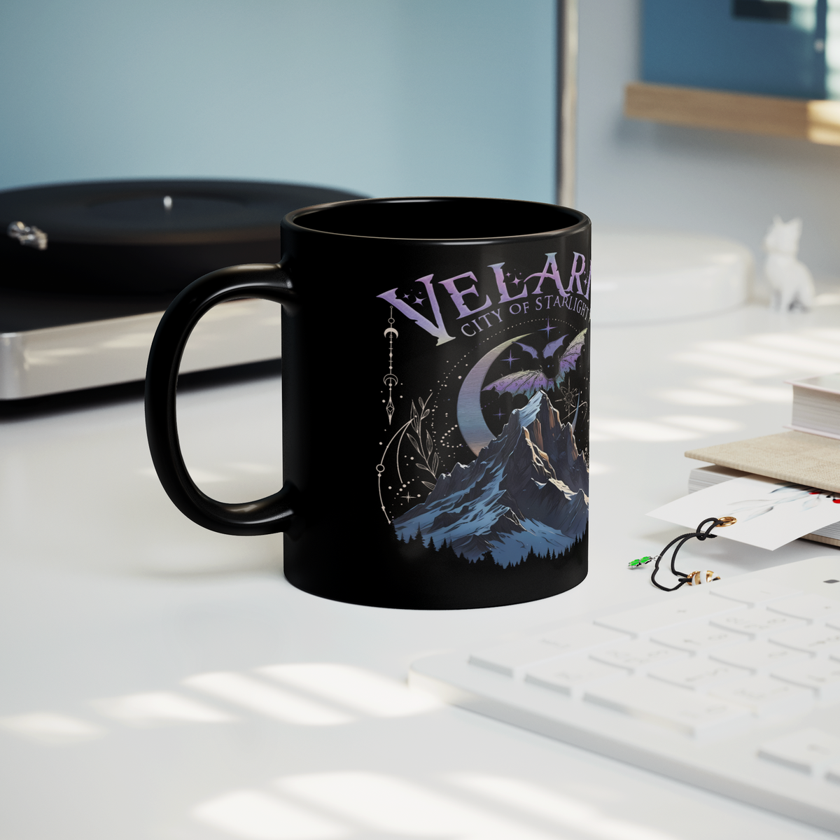 Velaris_City_of_Starlight_blk_11oz_mug_Lifestyle_Record_Player_Mockup.png_16129931