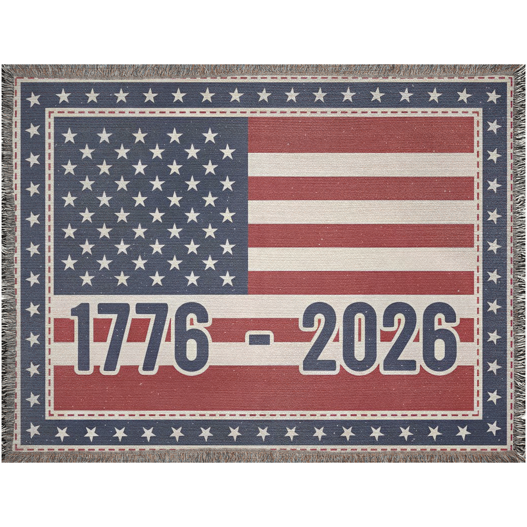 american flag woven blanket for living room decor, patriotic woven throw blanket for couch, usa 250 anniversary patriotic blanket gift, 1776 to 2026 american flag home decor