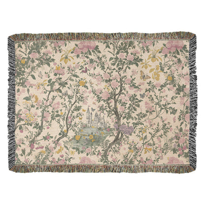 Fairytale Castle Woven Blanket
