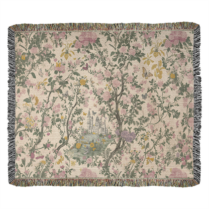 Fairytale Castle Woven Blanket