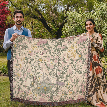 Fairytale Castle Woven Blanket
