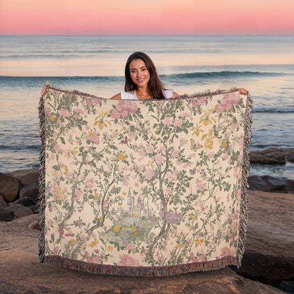 Fairytale Castle Woven Blanket