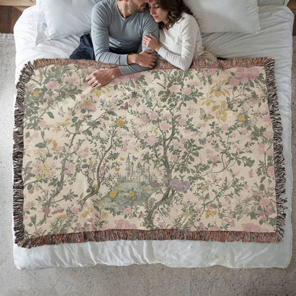 Fairytale Castle Woven Blanket