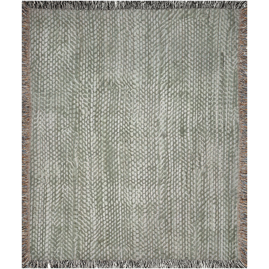 calming sage green sofa throw for modern organic homes, woven sage green blanket styled for cozy movie nights, sage green woven throw blanket for small apartment decor