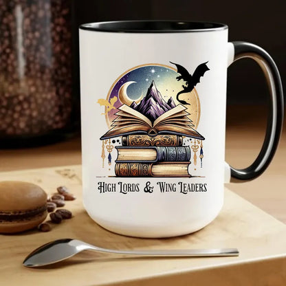 ACOTAR Fourth Wing Fantasy Mug - High Lords & Wing Leaders Book Lover Gift for SJM Fans 15oz