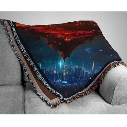 Magical ACOTAR Throne of Glass Crescent City Woven Blanket – Premium Maasverse Tapestry